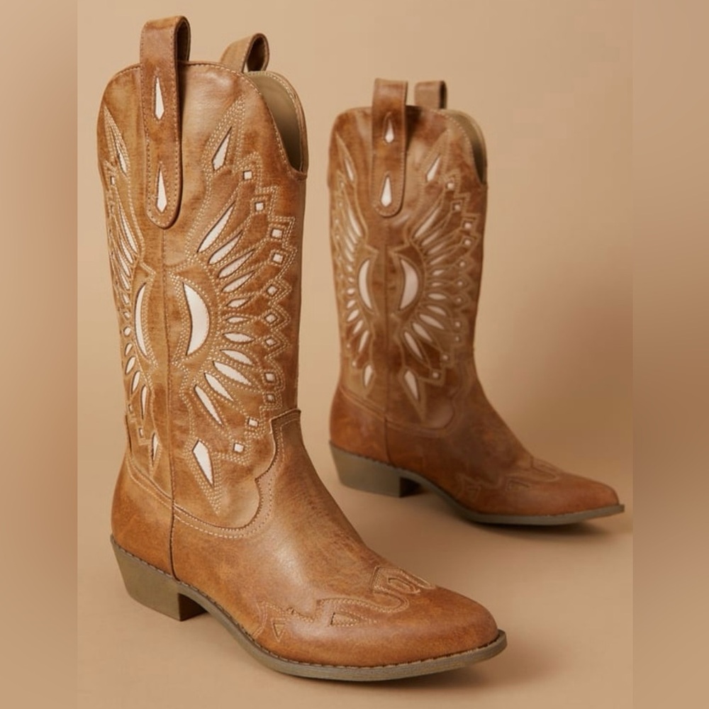 Altar’d State Women’s Bandera Brown Cowboy Boot NWT! Size 10